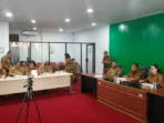 Bupati dan Wabup Minahasa saat mengikuti Rakor pengendalian inflasi dan pertumbuhan ekonomi