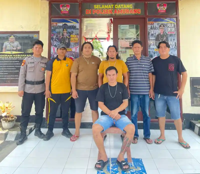 Pelaku penganiayaan di Pasar Amurang diamankan Tim Resmob Polres Minsel