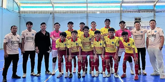 Foto-Tim-Futsal-Kabupaten-Minut-di-ajang-Porprov-XII-Sulut-2025-Foto Tim Futsal Minut Porprov XII Sulut