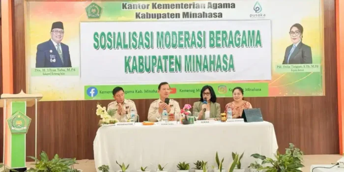 Sekda Minahasa hadiri Sosialisasi Moderasi Beragama