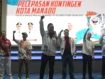 Wakil Walikota Richard Sualang membakar semangat para Kontingen Atlet Kota Manado untuk bertarung di Porprov XII Sulut 2025
