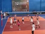 Pertandingan Voli Putri Tomohon Vs Sangihe di Porprov XII Sulut 2025