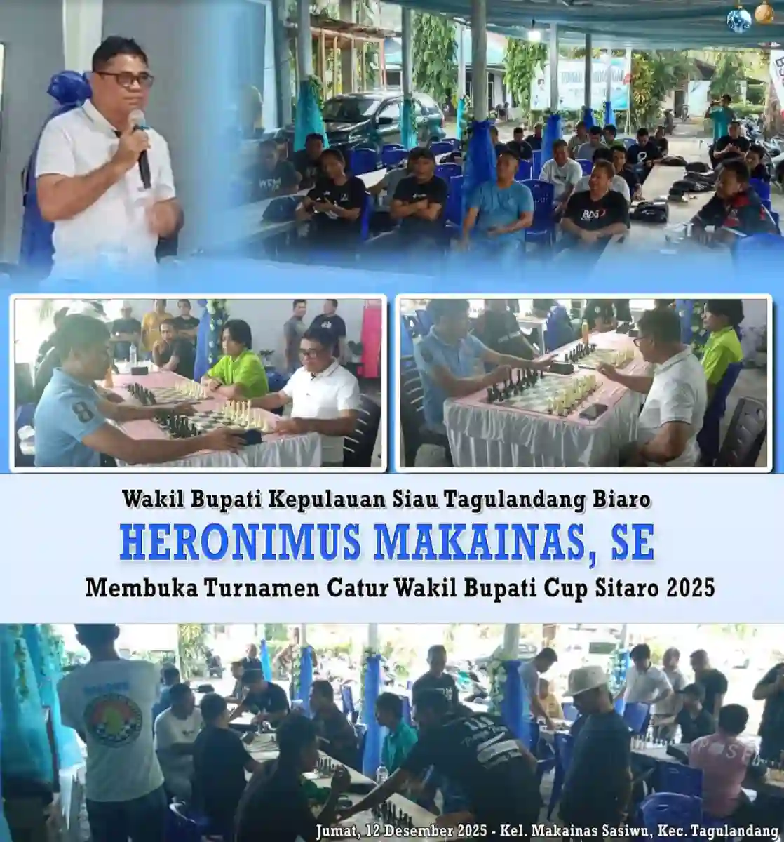 Heronimus Makainas Buka Turnamen Catur