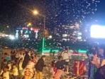 Santa Claus dan Salju di Boulevard Manado