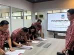 Penandatanganan kinerja di Dinas Perkim Manado