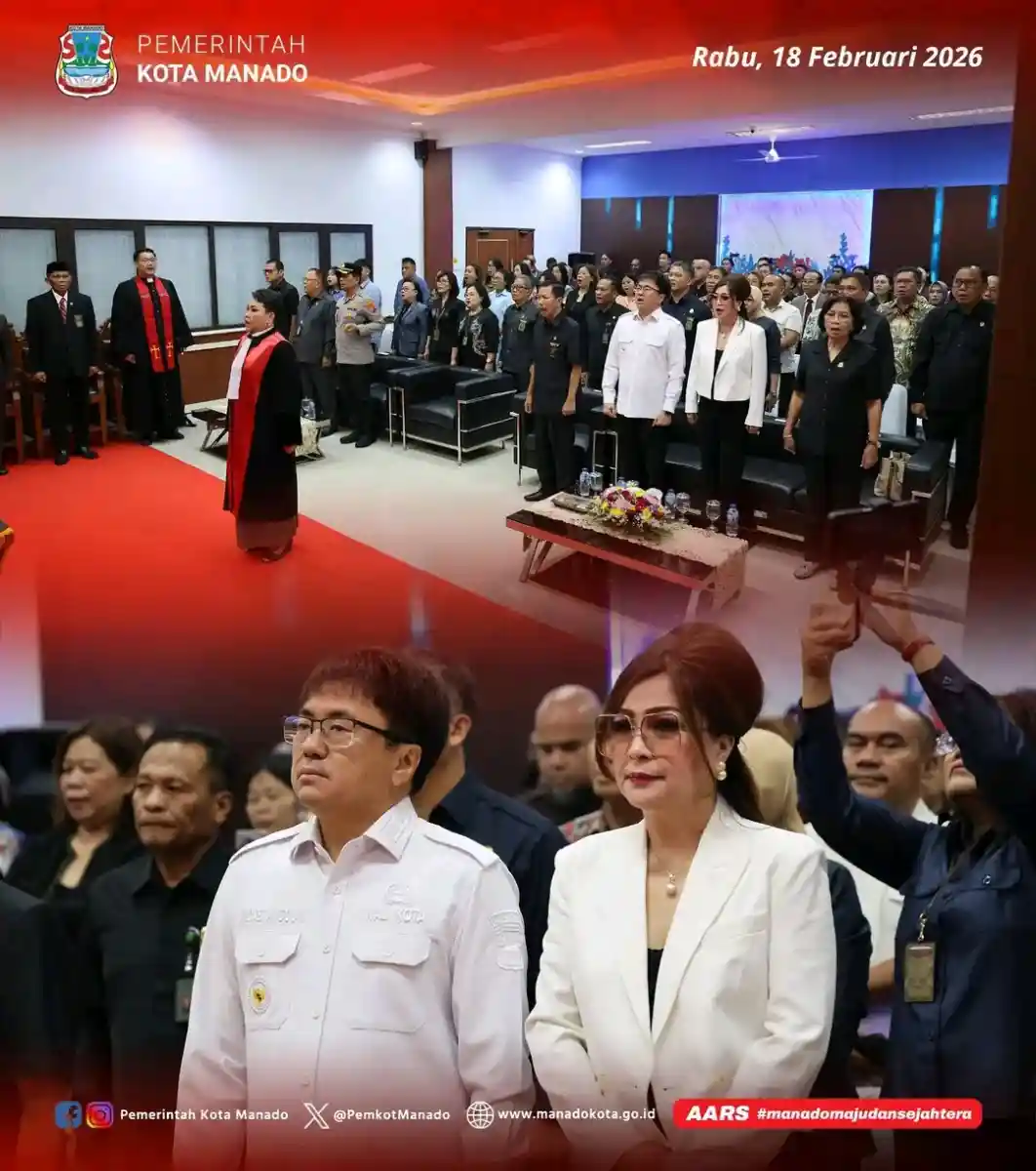 Wali Kota Manado Hadiri Pelantikan Ketua PN Manado
