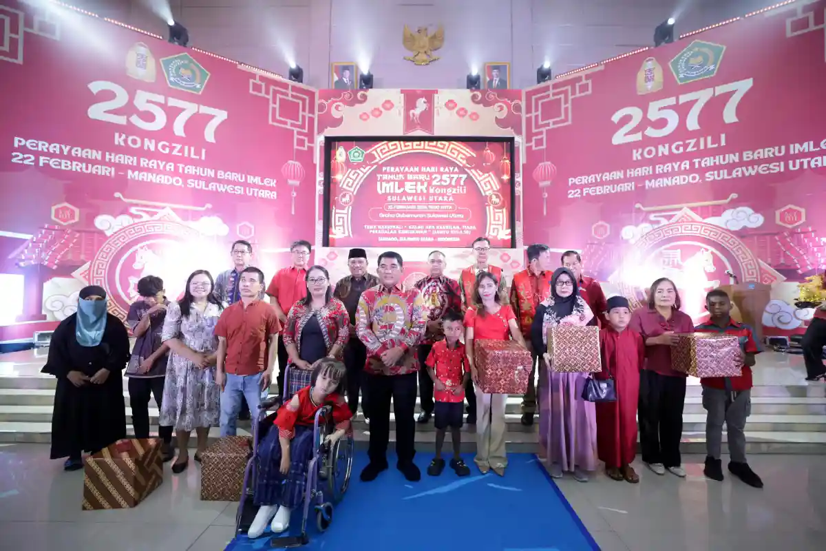 Gubernur Sulut Hadiri Perayaan Imlek