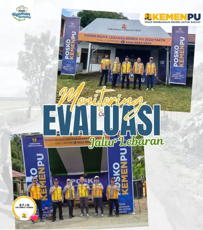 Jalur mudik lebaran aman BPJN Sulut berikan pelayanan terbaik