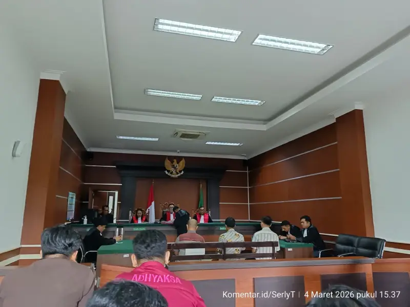 Sidang pembacaan nota pembelaan (Pledoi) Obrien pada kasus DAK Dikda Sulut