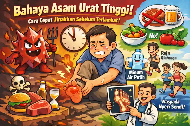 Tips turunkan nyeri asam urat