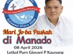 Kota Manado tuan rumah Paskah Nasional Tahun 2026