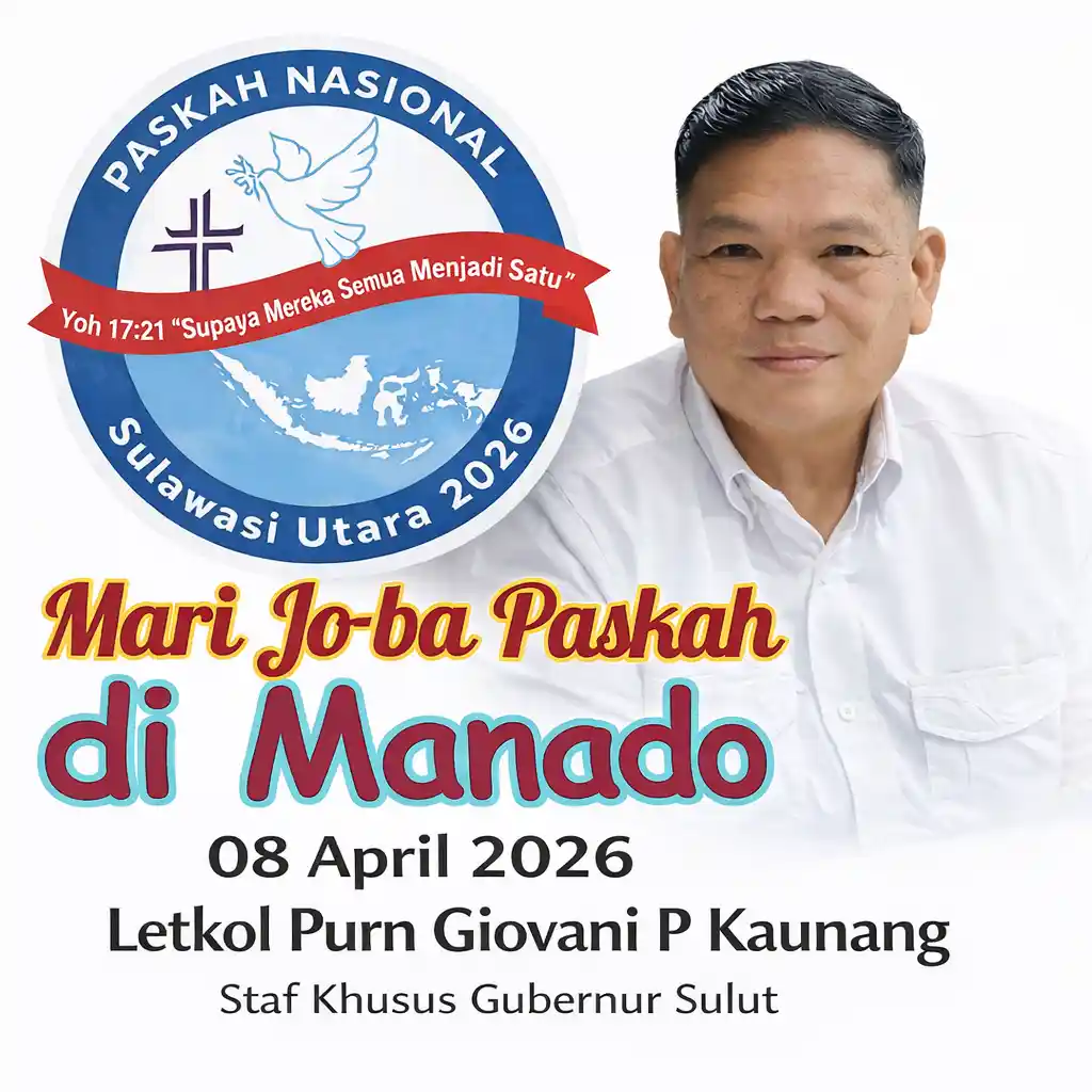 Kota Manado tuan rumah Paskah Nasional Tahun 2026