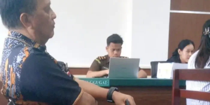 Sidang korupsi tanggul malalayang I barat