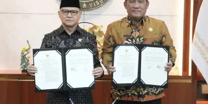 Gubernur Yulius Teken MoU dan PKS, Perkuat Perlindungan Pekerja Migran