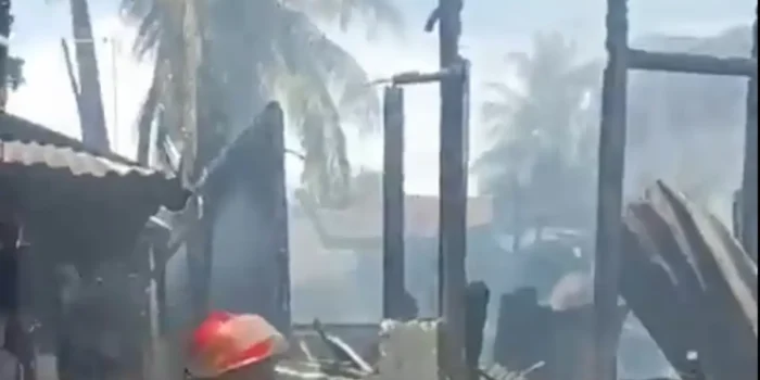 Kebakaran rumah di Tuminting Kota Manado