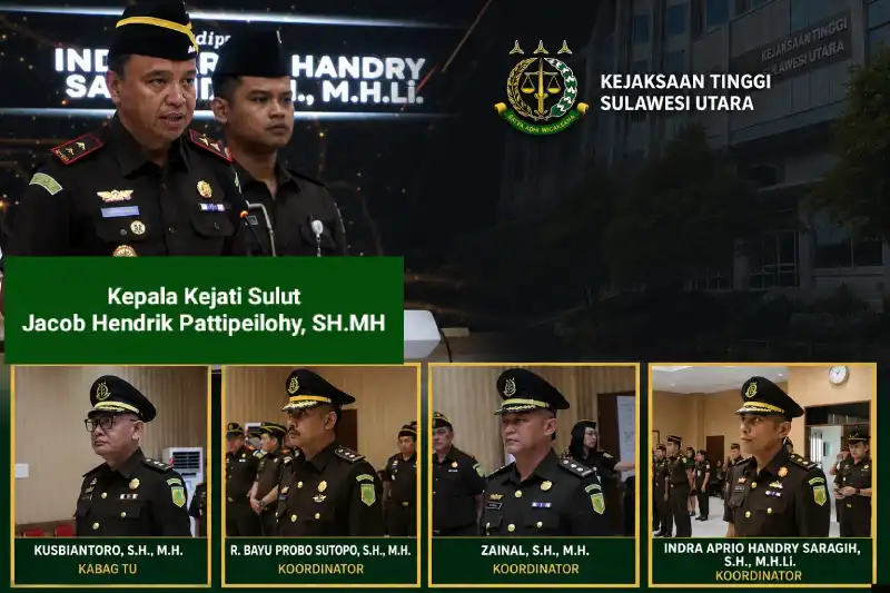 Rotasi jabatan di Kejati Sulut