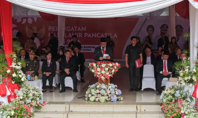 Upacara Hari Lahir Pancasila di Manado