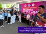 Gubernur Yulius Lepas Gerak Jalan HAPSA P/KB GMIM