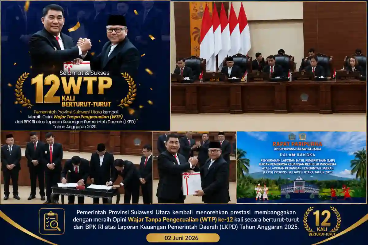 Sulut raih Opini WTP