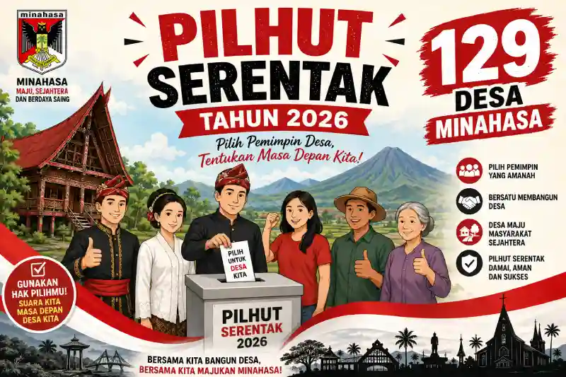 Pilhut Minahasa Serentak 2026