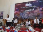 Buka Taekwondo Garuda Muda’95 Cup II, Wawali Tomohon Tekankan Mental Juara Jelang Porprov