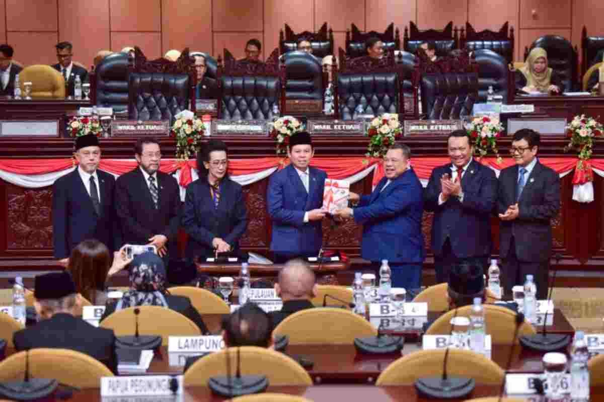 penyerahan IHPS I Tahun 2026 kepada Dewan Perwakilan Daerah (DPD) RI di Jakarta, Kamis (8/10/2026). IHPS I Tahun 2026