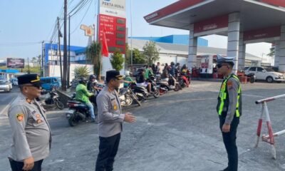 Kapolres Manado Pantau Penyaluran BBM di SPBU