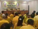 Rapat Pleno Konsolidasi Golkar sulut