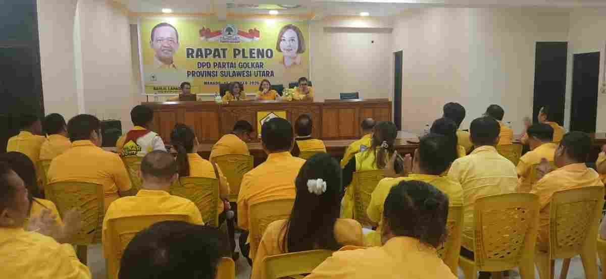Rapat Pleno Konsolidasi Golkar sulut