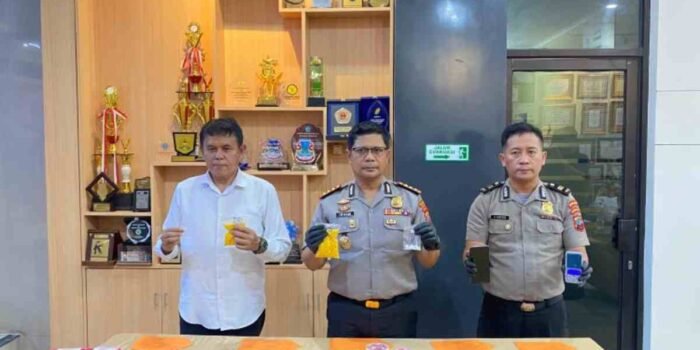 Polresta Manado Sabu dan obat terlarang